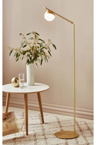 Nordlux - Stojacia lampa CONTINA 1xG9/5W/230V mosadz