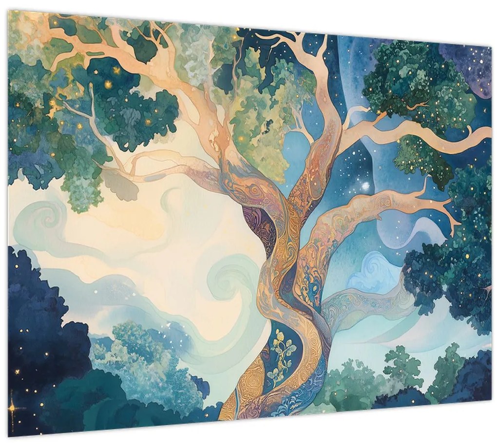 Obraz – Vesmírny strom (70x50 cm)