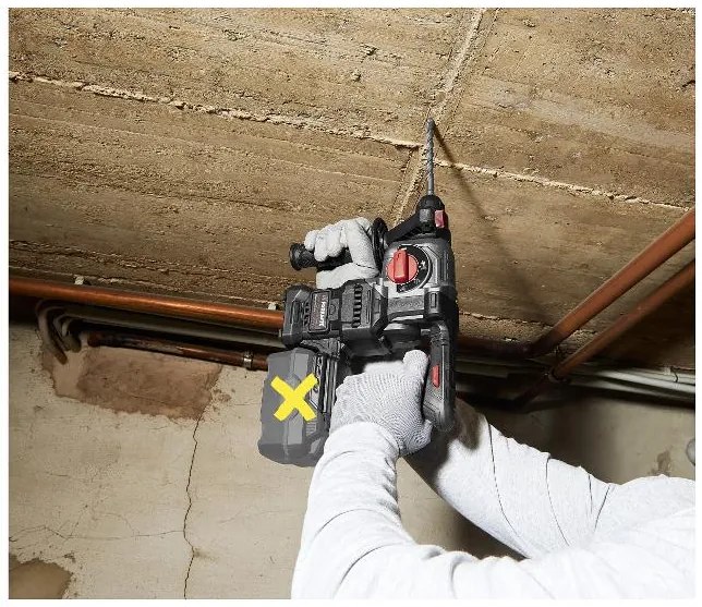 Parkside Performance®  Aku kombinované kladivo Pkhap 20-Li + Smart akumulátor 20 V/4 Ah + Dvojitá nabíjačka na akumulátor 20 V/2x 4,5 A  (800011786)