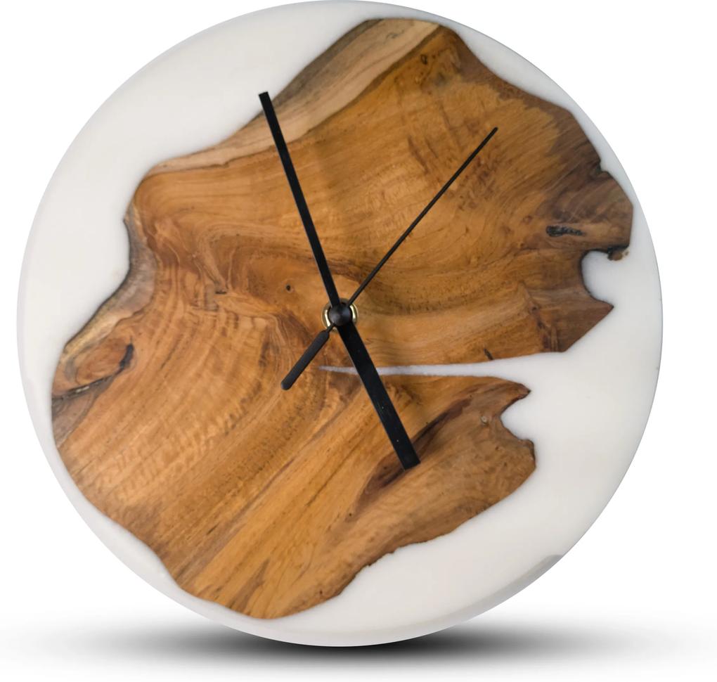 TIMMER wood decor Arctic - Živicové drevené hodiny