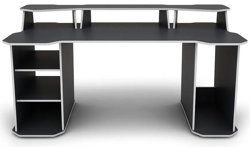 Písací Stôl Matrix 4 grafit/biela