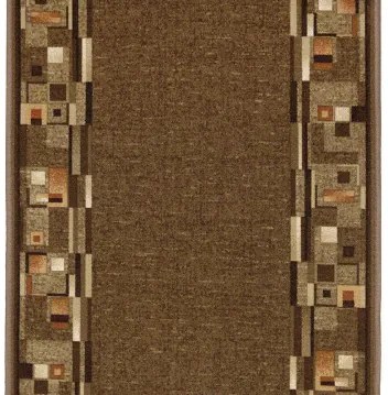 Koberce Breno Behúň BOMBAY 44, šíře role 100 cm, hnedá