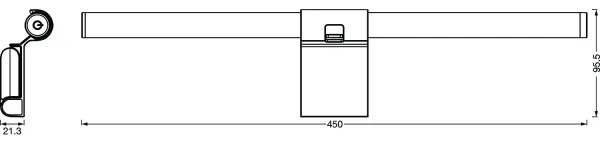 Ledvance - LED Stmievateľné osvetlenie monitora SUN@HOME LED/2,5W/5V Wi-Fi