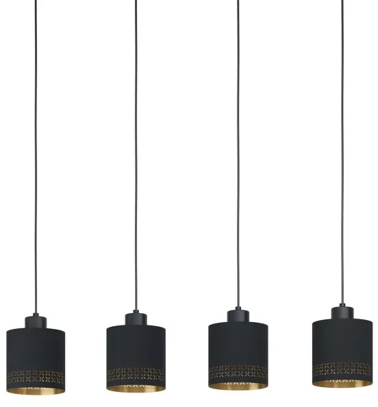 Eglo 99275 - Luster na lanku ESTEPERRA 4xE27/28W/230V