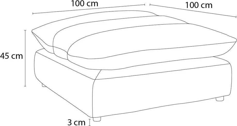 Béžová ženilková podnožka Neil – Bobochic Paris