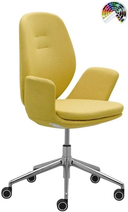 RIM Dizajnové kancelárske kreslo MUUNA čalúnenie BLAZER TRESIGALLO