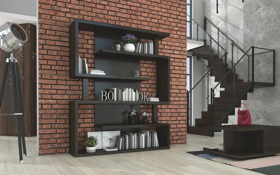 Policový regál Maze wenge