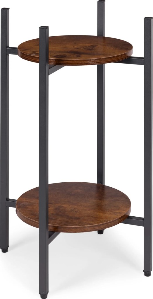 Stojan na květiny THEO černý/hnědý