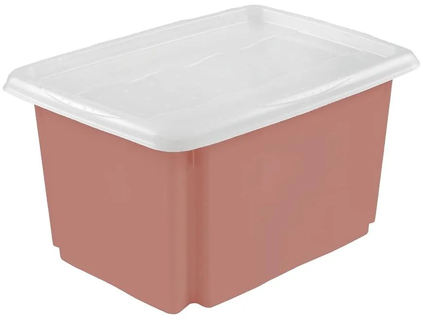 Otočný box s vekom červený 55,5x40x30 45l 437