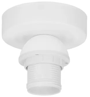 Stropné svietidlo SARTA 1×E27, 60 W, 230 V, priemer 45 cm, biela/juta