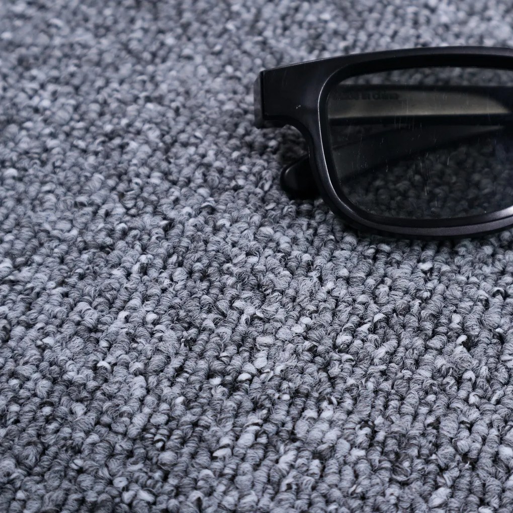 Condor Carpets, Kusový koberec Rambo-Bet 73, 80x200, šedá, kancelária