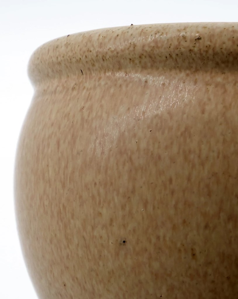 House Doctor Keramický obal na kvetináč Vale Beige Menší