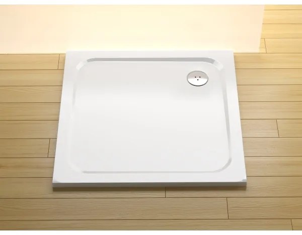 Ravak XA047701010 - Štvorcová sprchová vanička PERSEUS 90x90 cm biela