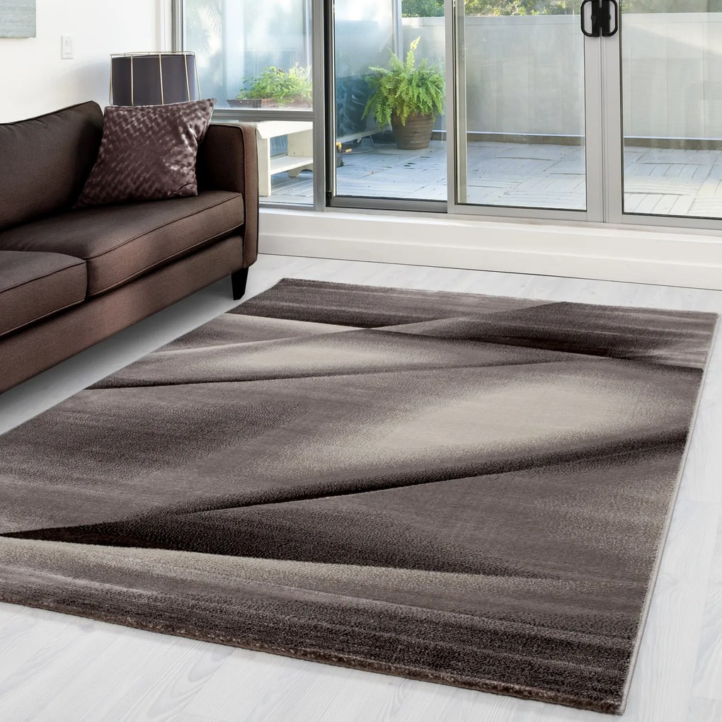 Ayyildiz, Kusový koberec Miami 6590 brown, 80x150, hnedá, kancelária