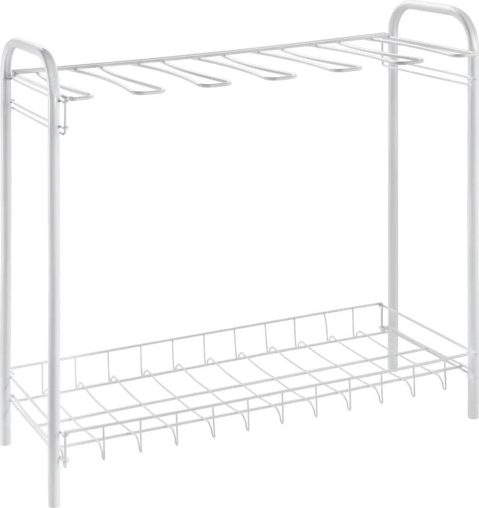 METALTEX Botník na vysoké topánky - čižmy, gumáky BOOT, biely, 63 x 24 x 59