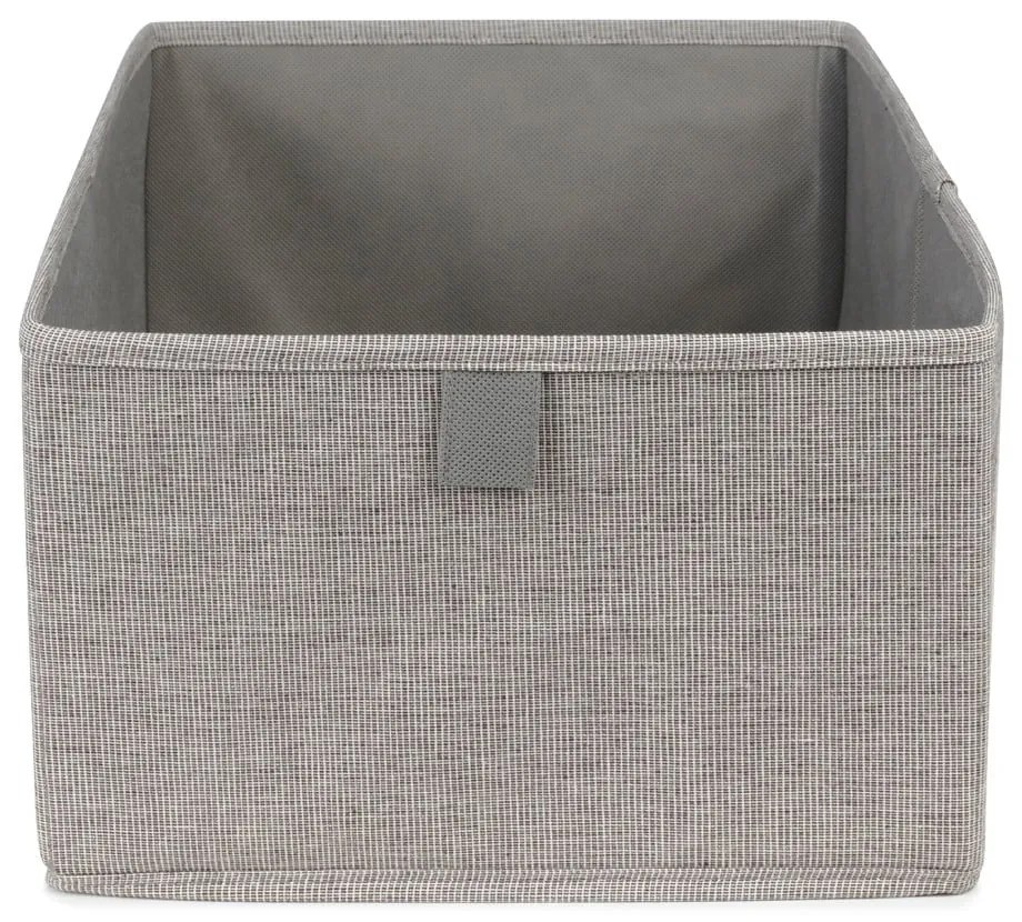 Sivý úložný box Compactor Oxford, 42 x 26 cm