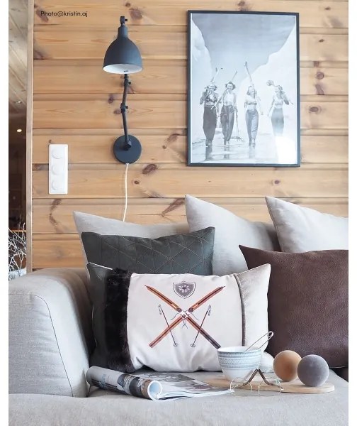 ByRydens 2827660-4000 - Stmievateľná nástenná lampa BAZAR 1xE27/5W/230V čierna