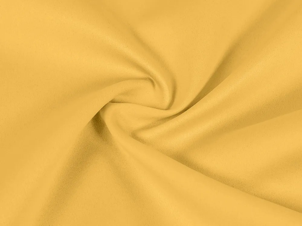 Biante Dekoračný oválny obrus BKU-109 Horčicový 140x160 cm