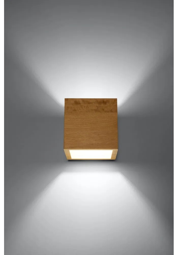 Drevené nástenné svietidlo Sollux Geo