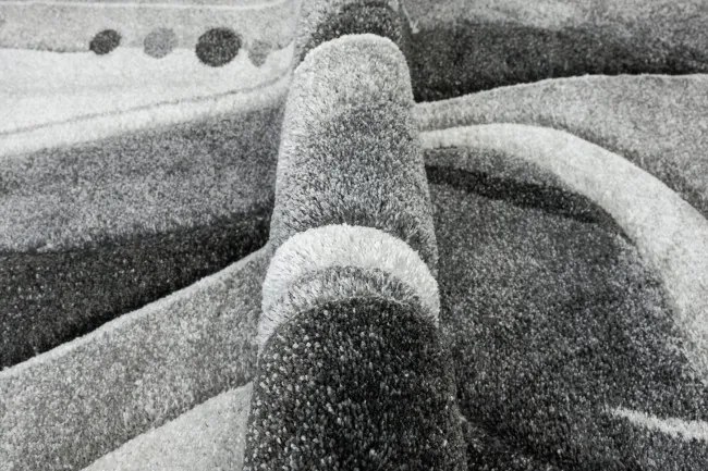 Koberec Kandy N402A sivý / grafitový