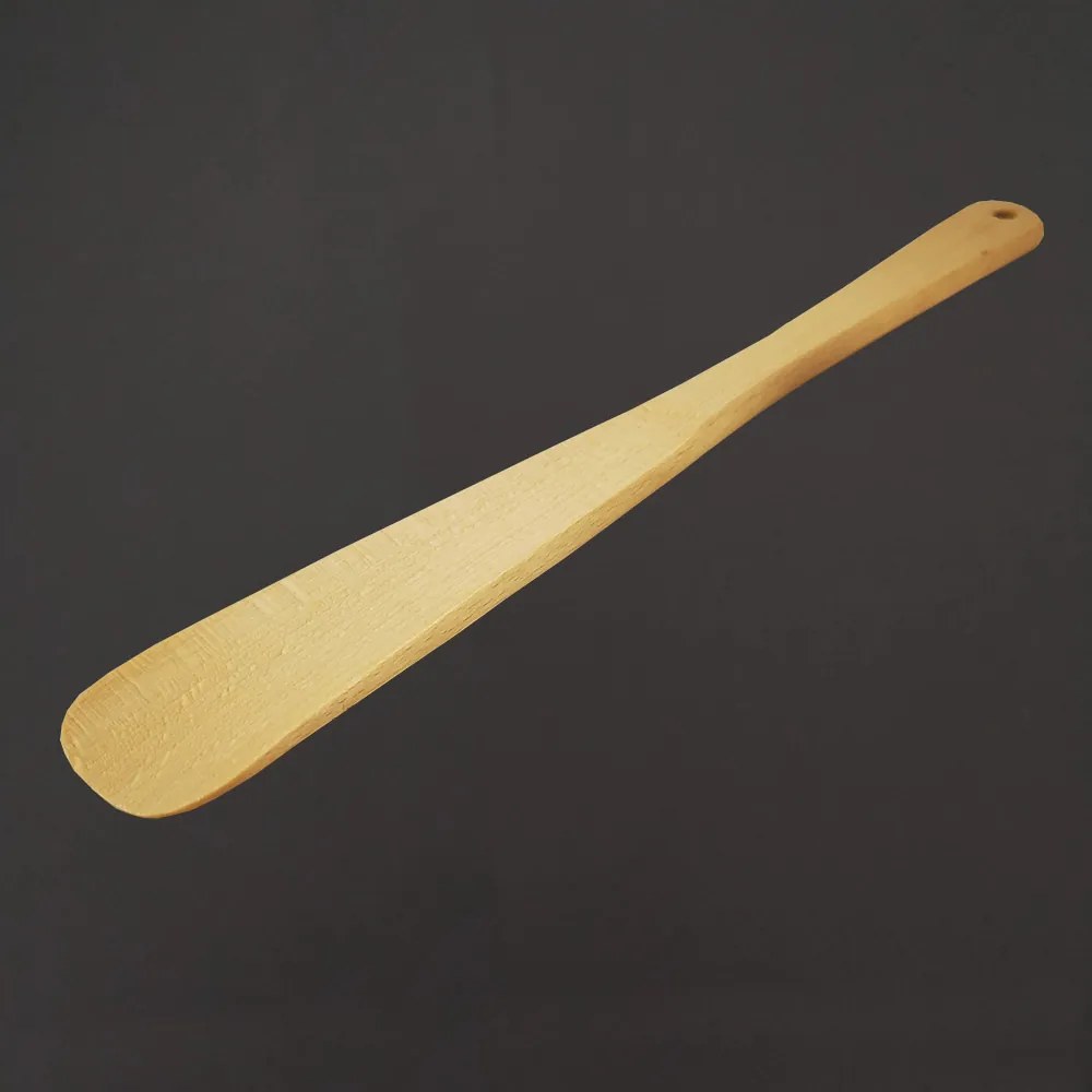 AMADEA Drevená lyžica na topánky, masívne drevo, 37 cm