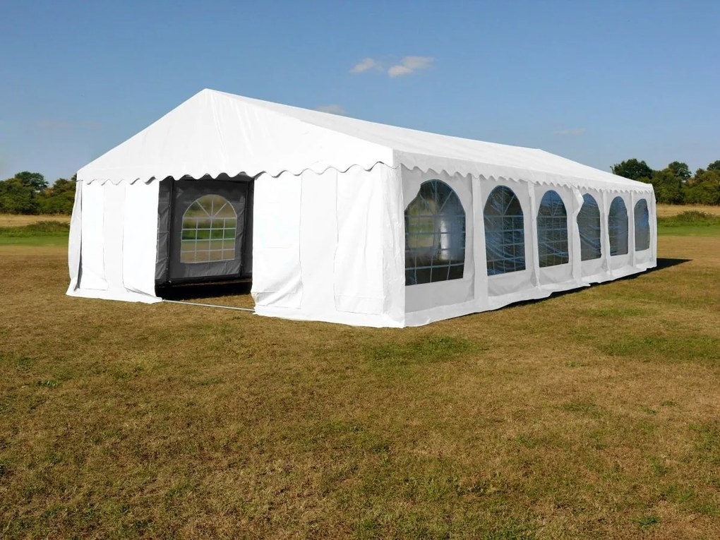 Hawaj Párty stan Ohňovzdorný Premium 6 x 12 m biela