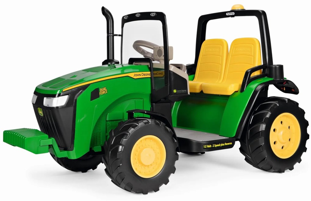 Peg Perego Elektrický traktor Bager JOHN DEERE DUAL FORCE  IGOD05500 - 480W - 12V 12Ah - 2022