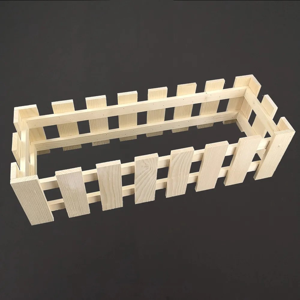 AMADEA Drevený obal na kvetináč, 62x21,5x18cm Český výrobok