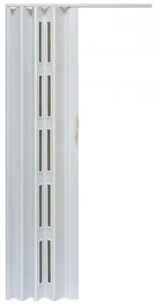 Skladacie dvere 005S biele matné 80 cm