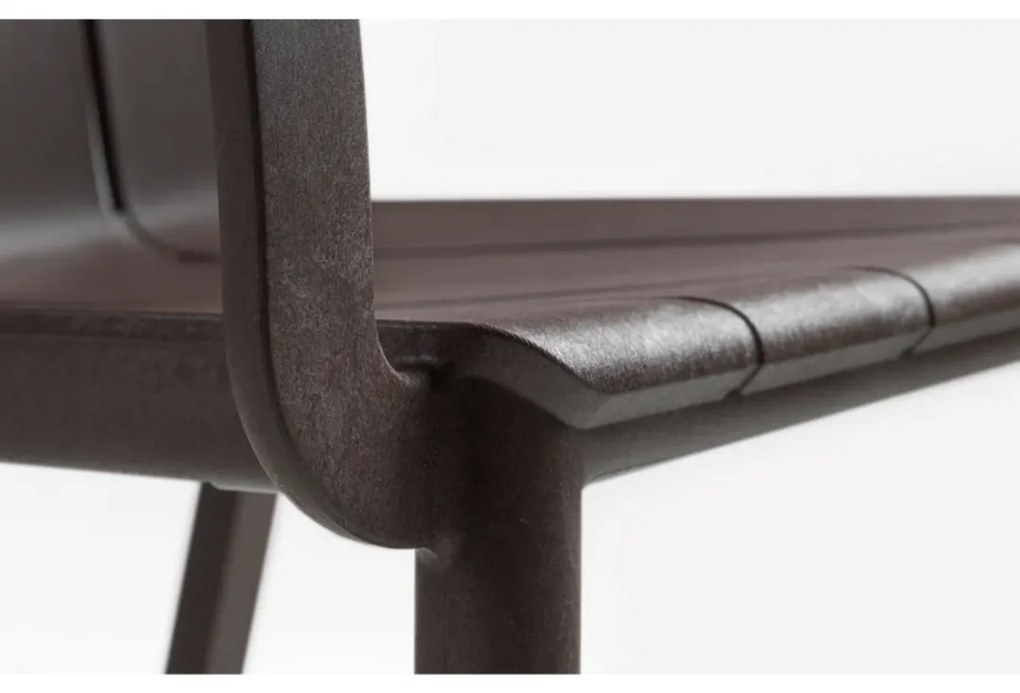 TIBERINA ARMCHAIR záhradná stolička s podrúčkami antracite