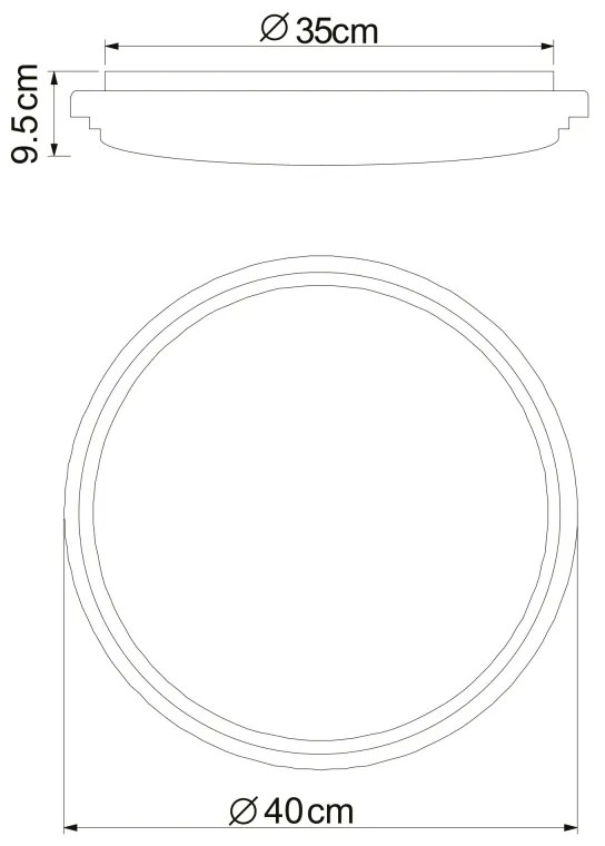 GLOBO ALEY 48419-18 Stropné svietidlo