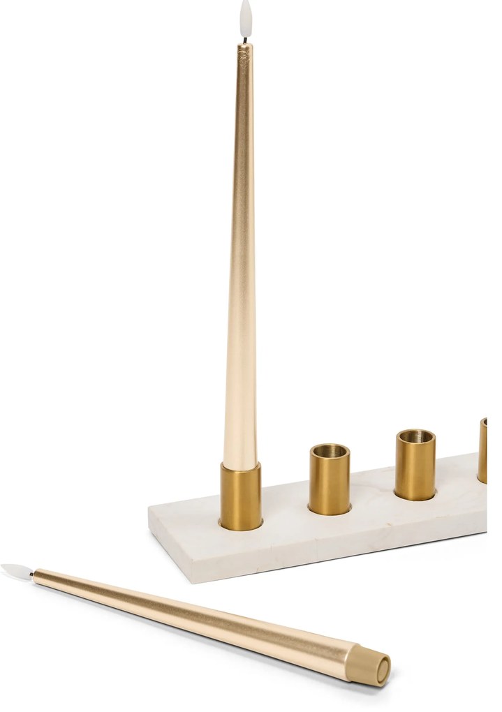 Dlhé sviečky s LED 2 ks