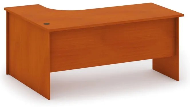 Rohový kancelársky písací stôl MIRELLI, 140x120 cm, pravý, čerešňa