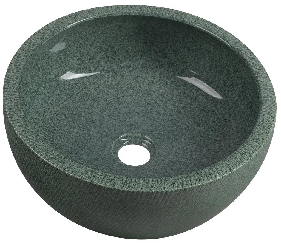 Sapho Sapho, PRIORI keramické umývadlo, priemer 42cm, zelená, PI013