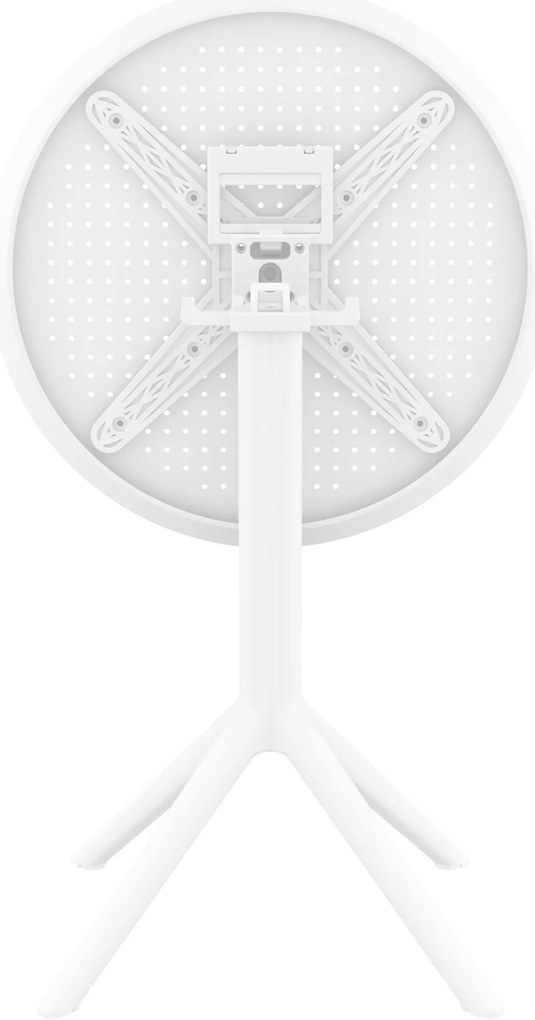 Skladací stôl Sky round - biela