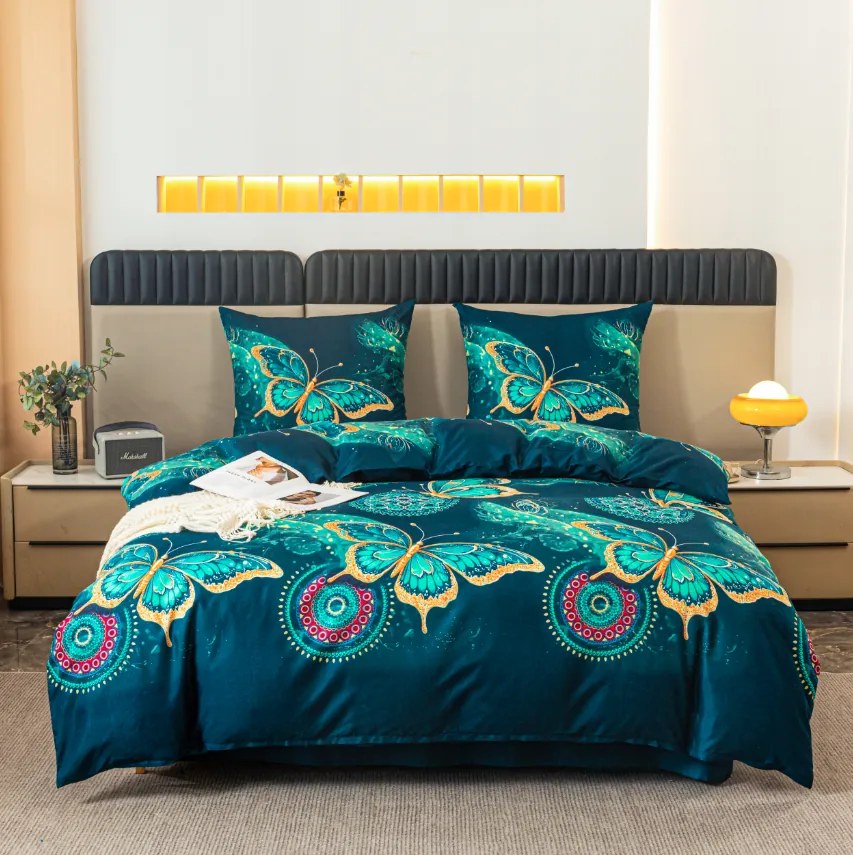 Obliečky z mikrovlákna AZURIA modré Rozmer obliečky: 70 x 80 cm | 140 x 200 cm