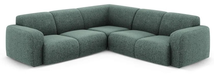 Rohová pohovka v petrolejovej farbe (variabilná/do L) Molino – Micadoni Home