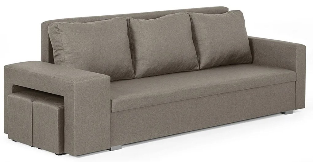 Trojmiestna pohovka s funkciou spania DOLAR II Béžová