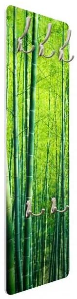Vešiak na stenu Bambusový les