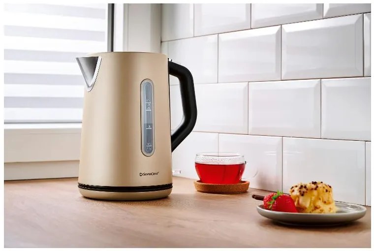 Silvercrest®  Rýchlovarná kanvica, 1,7 l (béžová)  (100395148)