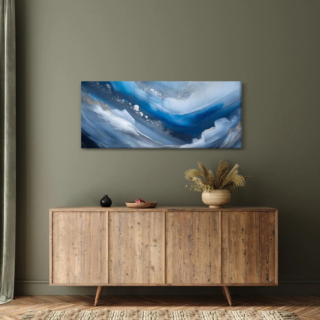 Obraz - Abstrakcia oceánu (120x50 cm)