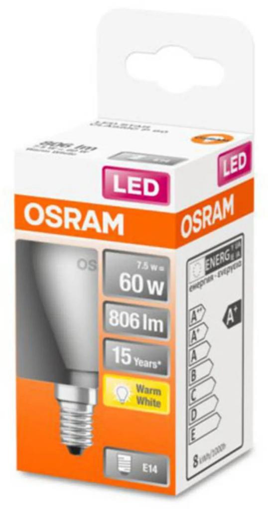 OSRAM Classic P LED žiarovka E14 7W 2 700K matná