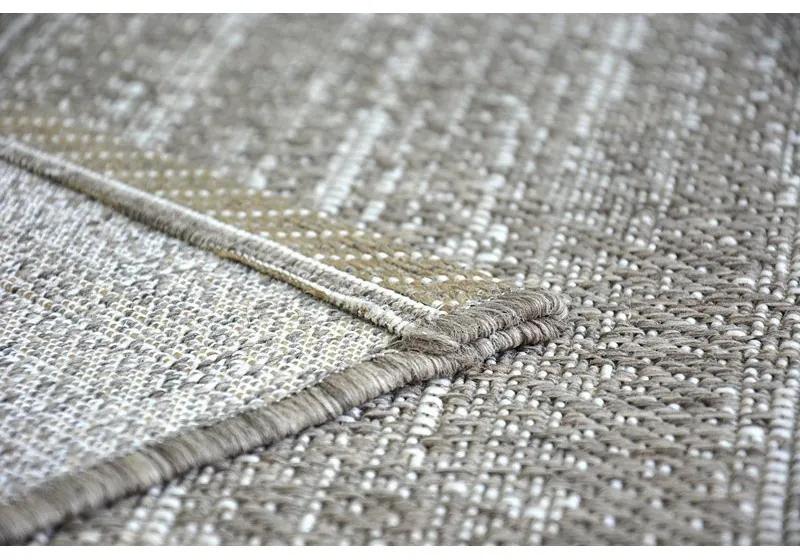 styldomova Sivo-hnedý šnúrkový koberec sizal floorlux 20389
