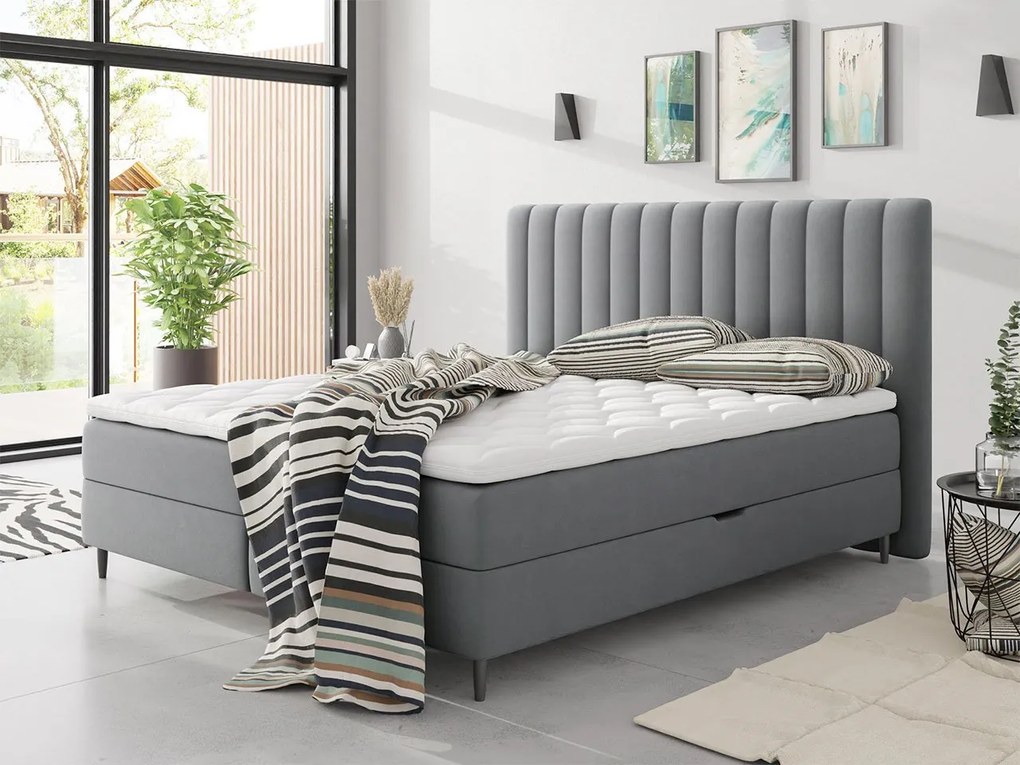 Manželská posteľ Boxspring Beatrice (140x200) (Swing 17). Vlastná spoľahlivá doprava až k Vám domov. 1059809
