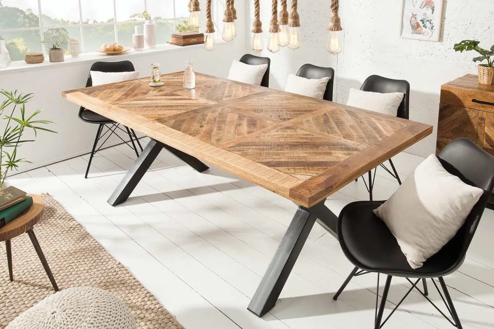 Dizajnový jedálenský stôl Allen Home 200 cm, mango