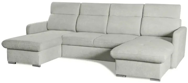 Sedacia súprava Emily U, sivá (sicuro 65)