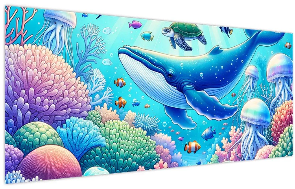 Obraz – Podvodný svet (120x50 cm)