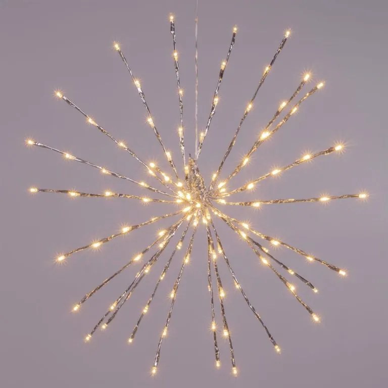 Nexos 33214 Vianočné LED osvetlenie - meteorický dážď - teplá biela, 120 LED