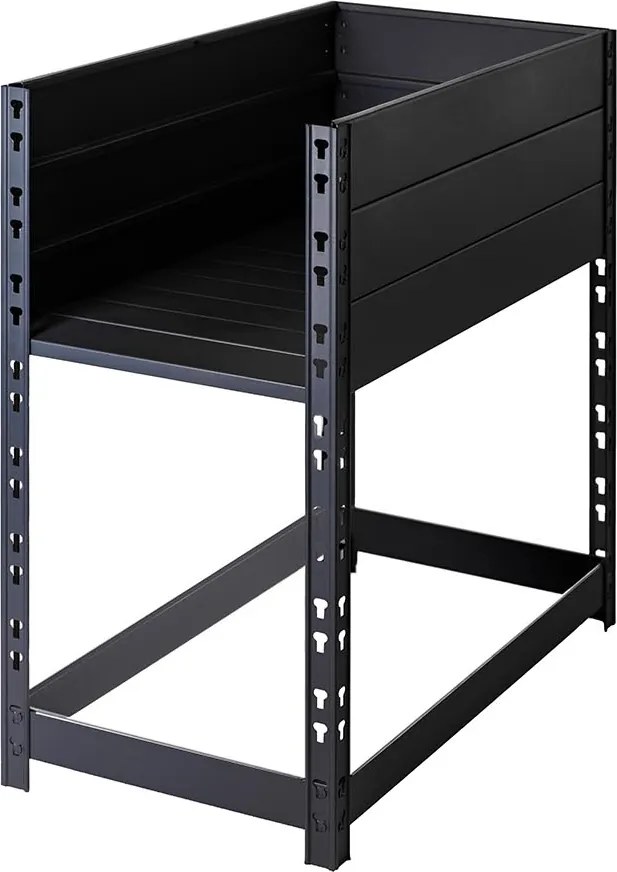 Trestles Vyvýšený záhon Lift - čierny