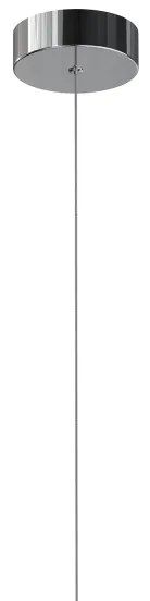 ONLI - LED Luster na lanku LOOP LED/40W/230V 4000K lesklý chróm